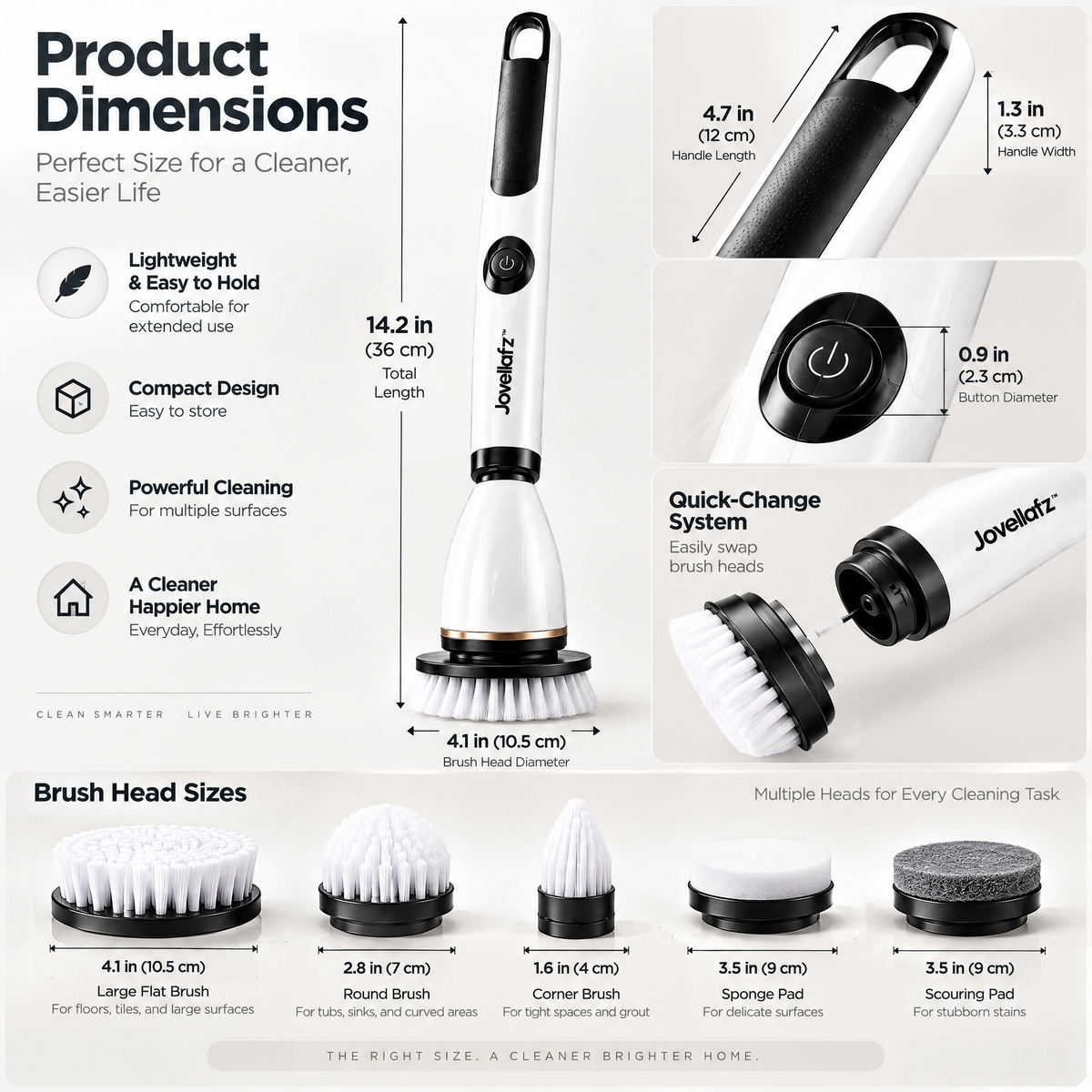 Jovellafz™ Electric Spin Cleaning Brush product image 3