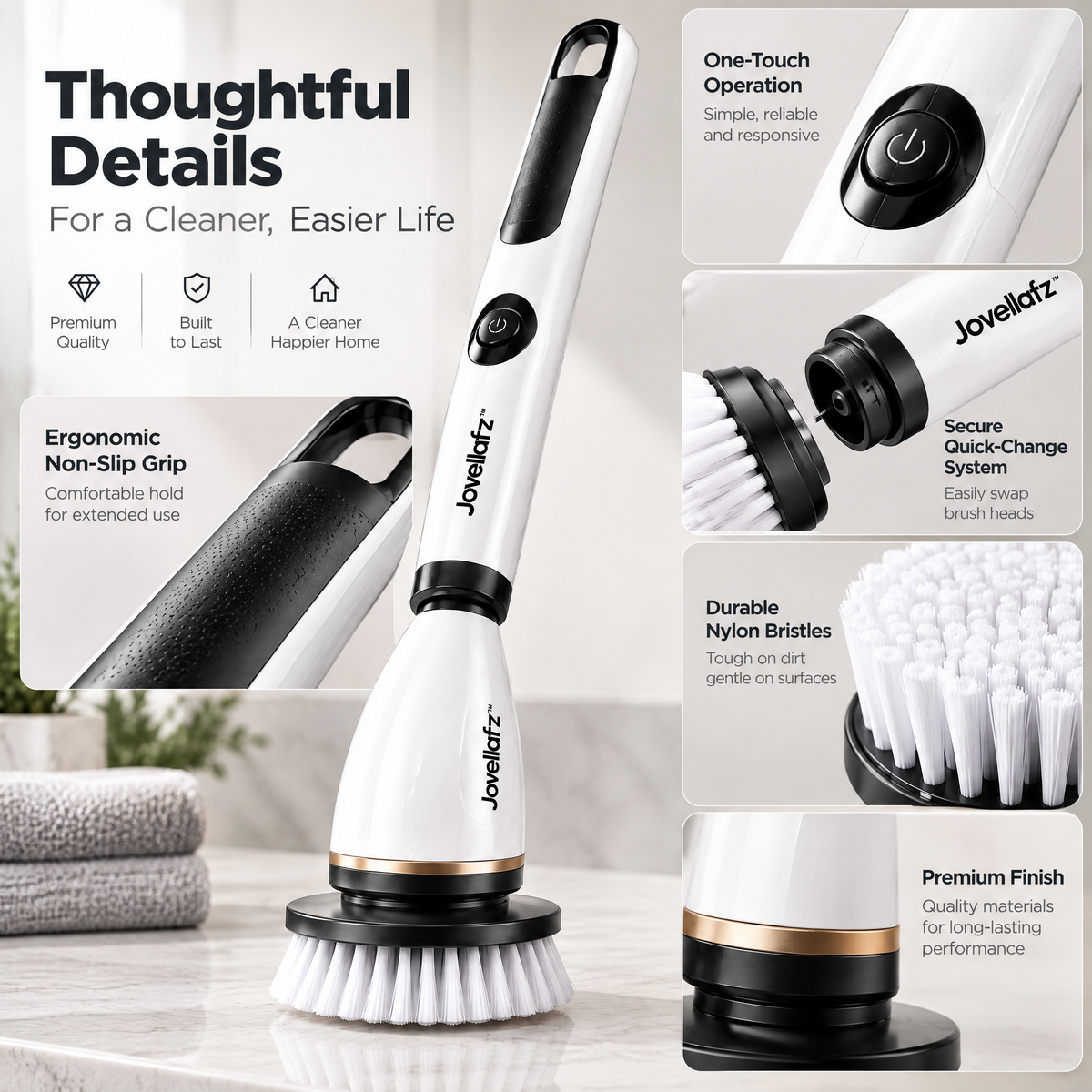 Jovellafz™ Electric Spin Cleaning Brush product image 5