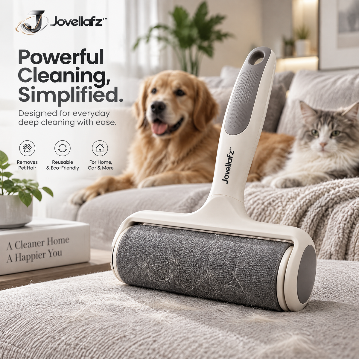 Jovellafz™ Cordless Electric Roller Cleaner product image 1